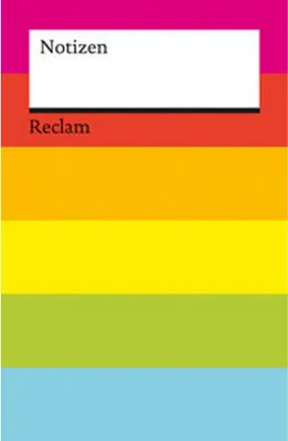 Produktbild von Notizen. Das kleine Reclam-Notizbuch mit Blankoseiten.