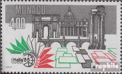 Produktbild von Briefmarken Monaco 1985 Mi 1712 (kompl.Ausg.) postfrisch Briefmarkenausstellung