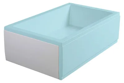Produktbild von Polysan DEEP PLAIN Seitenschürze, 75x36cm, weiß
