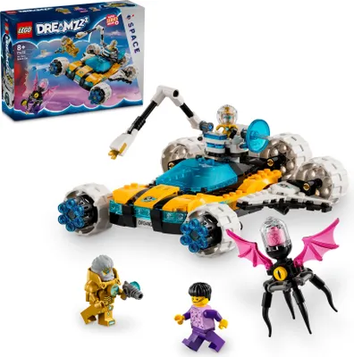 Image de LEGO DREAMZzz Le buggy de l'espace de Mr. Oz, set avec voiture jouet ou navette spatiale, minifigurines Mr. Oz, Albert et Jayden incluses, cadeau de l'espace pour garçons et filles à partir de 8 ans 71475