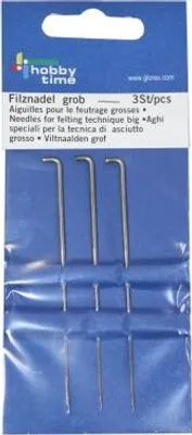 Obrázek produktu pro Hrubé plstící jehly GLOREX 3 kusy
