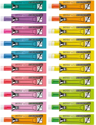 Image de STABILO BOSS ORIGINAL recharge 20er Colormix 9 Farben