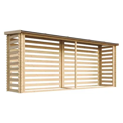 Obrázek produktu pro Stojan na palivové dřevo - 6,7 m3 - Š112xL458xV199 cm - TIMBELA M203