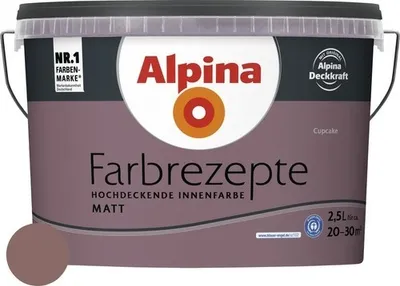 Produktbild von Alpina Wandfarbe Farbrezepte Cupcake 2,5 l