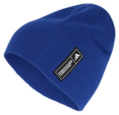 Produktbild von adidas Uni Essentials Label Beanie Hat, Team royal Blue/White, L-XL
