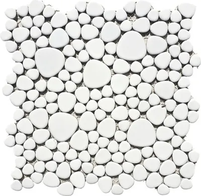 Produktbild von Mosani MOS12-0111, Mosaik, Keramik, Weiß, Indoor, Rechteck, 275 mm