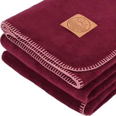Produktbild von Depotex Wohndecke Doubleface 150x200 cm, Farbe :berry - rose