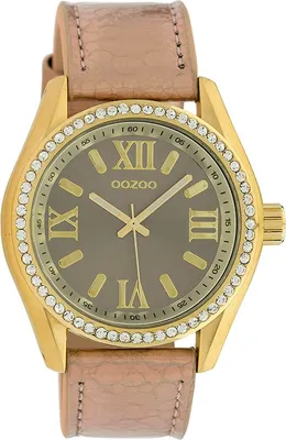 Obrázok produktu pre Oozoo Náramkové hodinky rose gold leather Hodinky dámske analógové quartzové hodinky UOC10273