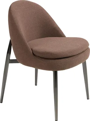 Produktbild von Stuhl aus dunkelbraunem Stoff 4236