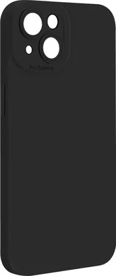 Immagine prodotto di Avizar, custodia in silicone SoftGlow per Apple iPhone 14, fotocamera protetta, nero