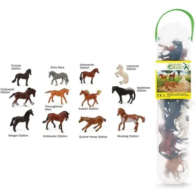 Immagine prodotto di Collecta - Scatola di cavalli in miniatura - A1109 (901A1109) ALTRI