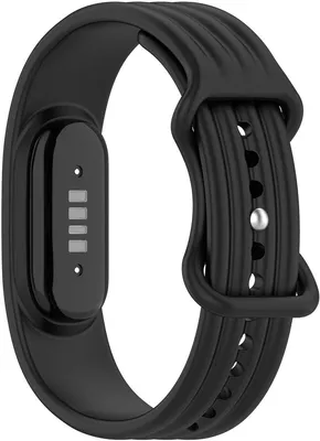 Image de Go Go Gadget - Bracelet de sport - Silicone - Compatible avec Google Fitbit Air - 1 pièce - Noir