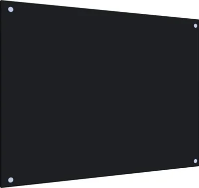 Immagine prodotto di Paraschizzi per Cucina Nero 80x60 cm in Vetro Temperato