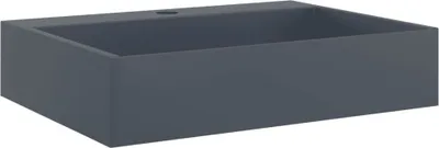 Obrázok produktu pre vidaXL Umývadlo 50x38x11 cm Minerálny odliatok/mramorový odliatok antracit