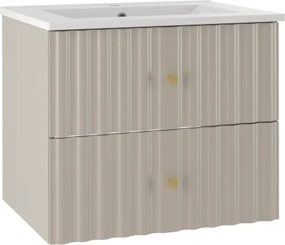 Produktbild von Waschtisch 60cm Izae mit 2 Schubladen, Kaschmir