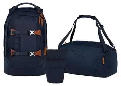 Produktbild von Satch, Schulrucksack-Set PACK Nordic Blue 3-teilig, ab 5. Klasse