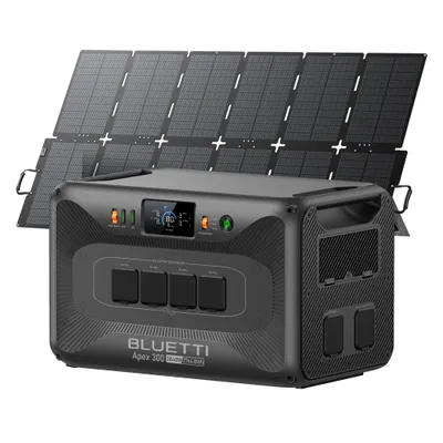 Image de Générateur solaire Apex 300 avec panneaux solaires de 500 W et batterie de secours LFP de 2 764,8 Wh, idéal pour la maison, le camping et les installations hors réseau