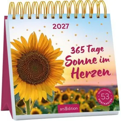 Obrázok produktu pre Kalendár s pohľadnicami "365 dní slnka v srdci" na rok 2027