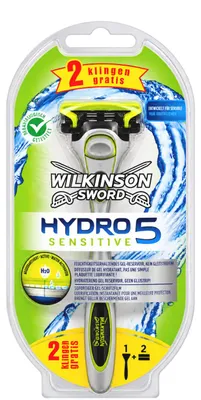 Produktbild von Wilkinson Hydro 5 Sensitive Rasierer, inklusive 3 Rasierklingen