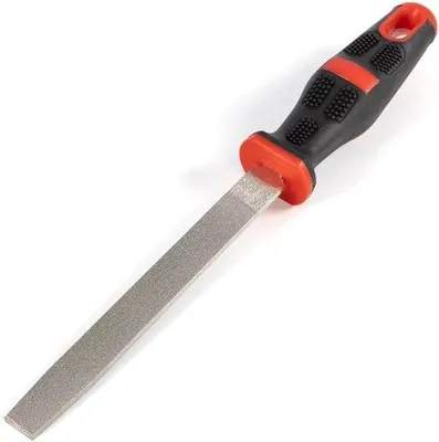 Produktbild von Famanu Diamantfeile Korund 150 für Fliesen, Stein und Glas - Präzise & Ergonomischer Griff