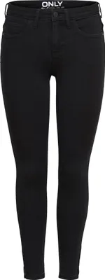Produktbild von ONLY ONLKENDELL Mid waist Skinny Fit Ankle length Jeans, Jeans, Weiblich, Erwachsener, Schwarz, Black / Black, M