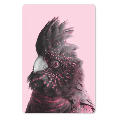 Produktbild von MuchoWow® Mauspad Mousepad Kakadu - Vogel - Rosa 40x60 cm - Mousepads - Maus Mat - Pad - Mausunterlage - Schreibtisch Accesoire