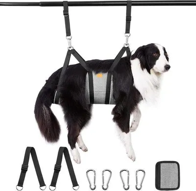 Immagine prodotto di Tappetino da bagno con moschettone - Tappetino per la toelettatura dei cani - Tosatura, taglio delle unghie e altro ancora