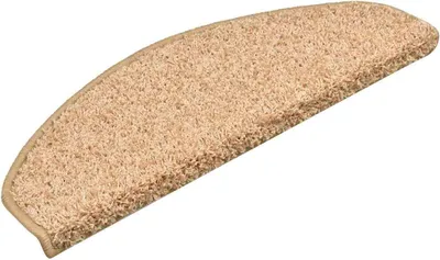 Image de vidaXL Tapis de sol 30 pièces 65x21x4 cm Or demi-rond Grand