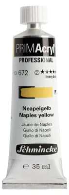 Produktbild von Neapelgelb hell 35ml - PRIMAcryl Acrylfarbe Schmincke 13 672 009