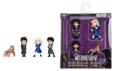 Produktbild von Jada Mittwochsfiguren, 2,5 Zoll, 4er-Set
