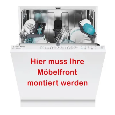 Produktbild von Geschirrspüler 60cm Vollintegriert Spülmaschine Einbau AquaStop WiFi 5 Programme