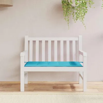 Immagine prodotto di Cuscino per sedia vidaXL, tessuto Oxford, turchese, 100 x 50 x 3 cm