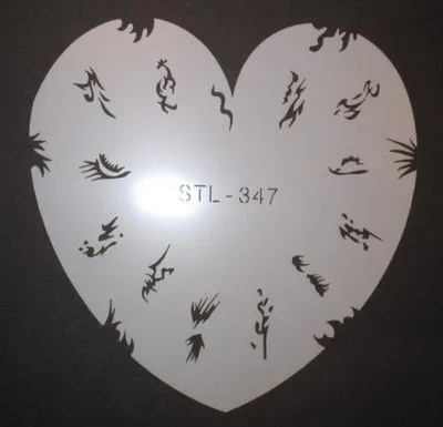 Produktbild von Airbrush-Schablone STL-347