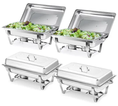 Produktbild von Warmhalter 8,5L - Edelstahl - Buffetset - Ideal für Catering
