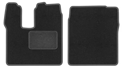 Produktbild von Velours-Fußmatten für MAN TGL 2005- (Transporter) – 4-tlg, Graphit, passgenau – Wielganizator LUX
