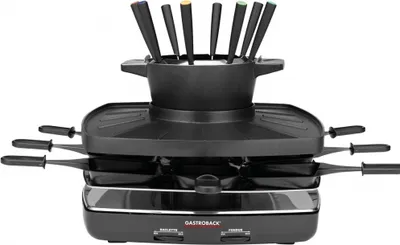 Image de Gastroback 42567 Set raclette-fondue Family And Friends