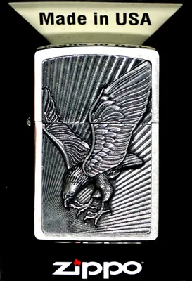 Zdjęcie produktu dla Zippo zapalniczka 2003979 Eagle benzynowa mosi??na z motywem or?a