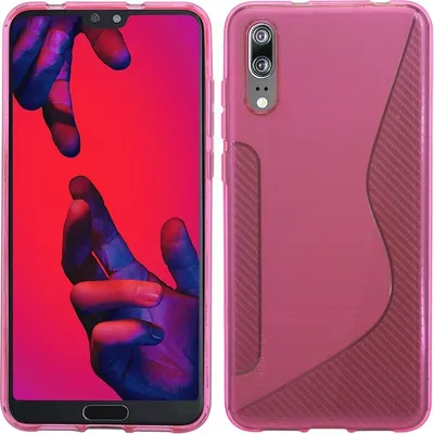 Produktbild von Huawei P20 Handy Silikon Schutzhülle Cover Case Pink