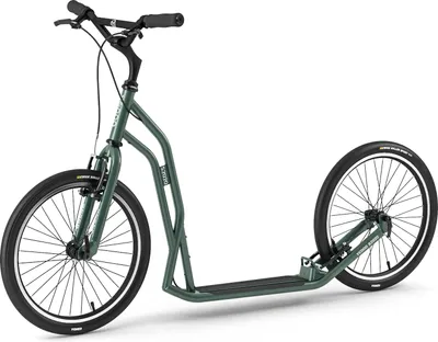 Immagine prodotto di Yedoo S2020 - per adulti e ragazzi, fino a 150 kg, con pneumatici 20/20 e manubrio regolabile Verde