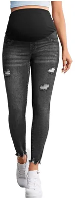 Produktbild von Schwangerschaftsjeans Skinny für Schwangere mit Hohem Bund