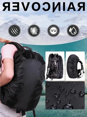 Wasserdichte Regenhülle für Rucksack, Schultasche, ideal für Reisen, Klettern, Camping und Radfahren, geeignet für 35 Liter
