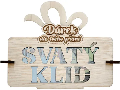 Obrázek produktu pro Tabuľka na peniaze - Svatý klid