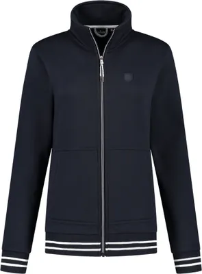 Produktbild von Kjelvik Damen Sweat Fleecejacke Cecile Gr.42 navy blau (202140063-50)