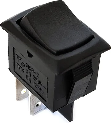 Produktbild von Mini Wippenschalter 4 Kontakt 2 Polig 250V 3A 125V 6A Wippschalter Kippschalter