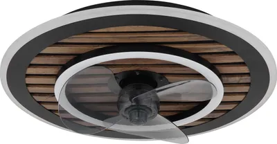 Produktbild von GLOBO Lighting Deckenventilator TREVINO DH 49x13 cm schwarz