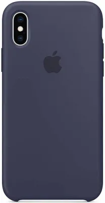 Produktbild von Apple iPhone XS Silikónové puzdro Midnight Blue Mobile Phone Case Ochranné puzdro Zadný kryt