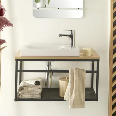 Immagine prodotto di Mobile lavabo grande WILO con vasca in resina da 60 cm