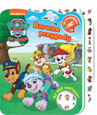 Produktbild von Barwne Przygody Psi Patrol - Kolorowanka z naklejkami
