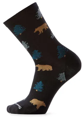 Produktbild von Smartwool Uni Everyday Through The Trees Crew Alltagssocken black 38-41