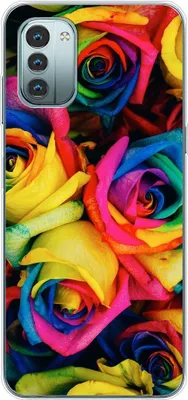 Produktbild von König Design Hülle kompatibel mit Nokia G11 Kunststoff Soft Handyhülle - Handy Case Bunte Rosen